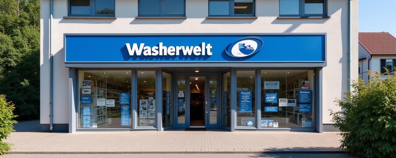 Aussenansicht des Ladengeschäfts von Wasserwelt Fischerbedarf AG in Kilchberg.